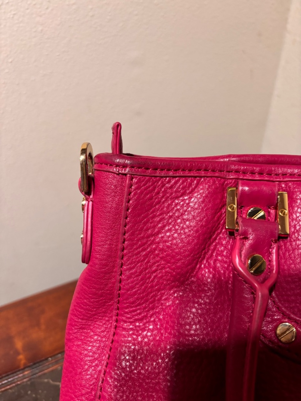 Tory Burch Fuchsia Satchel - Picture 10 of 10